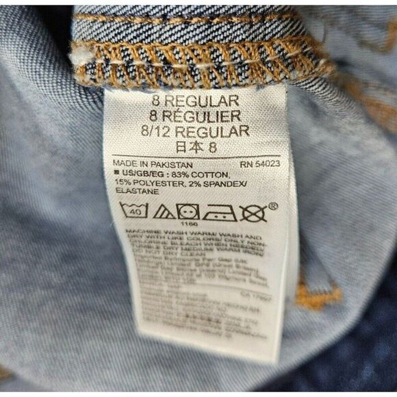 (3/$35) Gap Size 29 / 8 Regular Distressed Skinny Favorite Blue Jeans Jeggings - Picture 6 of 12